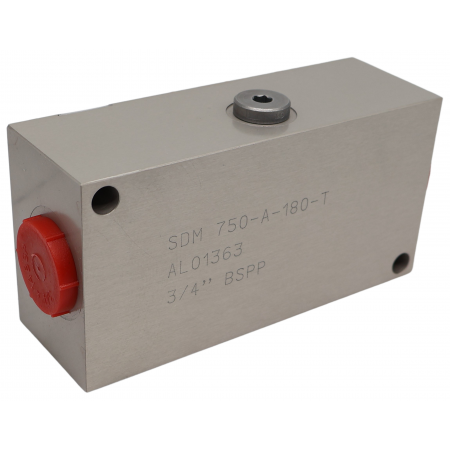 PRZEPŁYWOMIERZ 10-180L 3/4'' Z TERMOMETREM